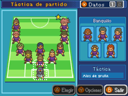 Formación completa del Nuevo Shuriken en Inazuma Eleven 2 y del Shuriken en Inazuma Eleven (Versión Europea)