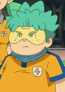 Chunky con el uniforme del Raimon