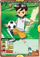 Aoyama en el TCG con la equipación del Raimon B