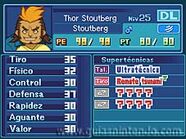 Datos de Thor Stoutberd Inazuma eleven 2