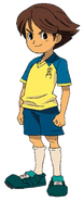 Artwork de Erik con el uniforme del Raimon