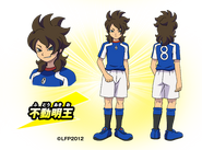 Artwork de Caleb en Inazuma Eleven GO VS Little Battlers eXperience W