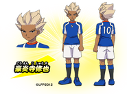 Artwork de Axel en la película de Inazuma Eleven GO VS Little Battlers eXperience W