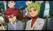 Jordan junto a Xavier en Inazuma Eleven GO