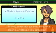 Caracteristicas entrenador percival travis