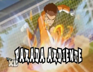 Parada ardiente