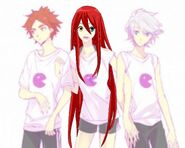 Haruya, Ahiru y Suzuno