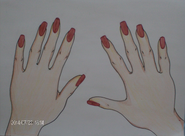 Hilda's hands