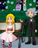 Fubuki y Ahiru en fiesta de gala