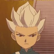 Gouenji in Raimon school uniform.