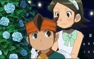 Endou and Aki.