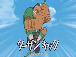 Tarzan Kick | Inazuma Eleven Wiki | Fandom