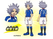 Shawn da adulto con la maglia della Inazuma Best Eleven