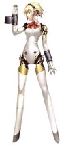Oichi in her cyborg form (called as Aigis-Sadako)