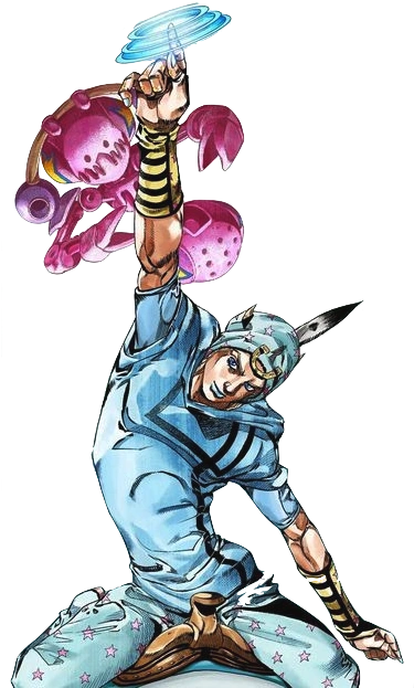 Sticker de AkinaNakamori sur jojo joestar kj johnny kikoojap homme sbr  araki part7 pose