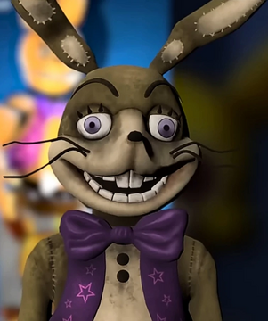 Glamrock Bonnie REACTS to YOUR FAN ART #3 with Glitchtrap 