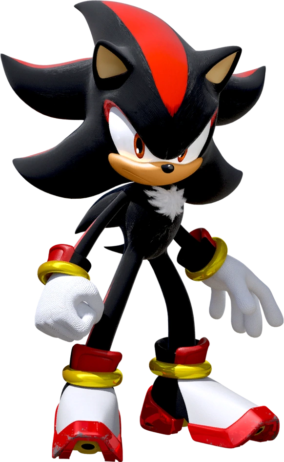 Black Shadow Sticker Showing A Sonic Character Vector Clipart