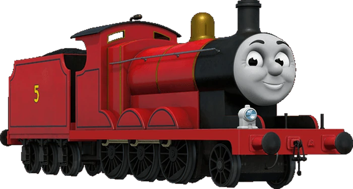 Thomas & Friends James The Red Engine Sir Topham Hatt Sodor PNG