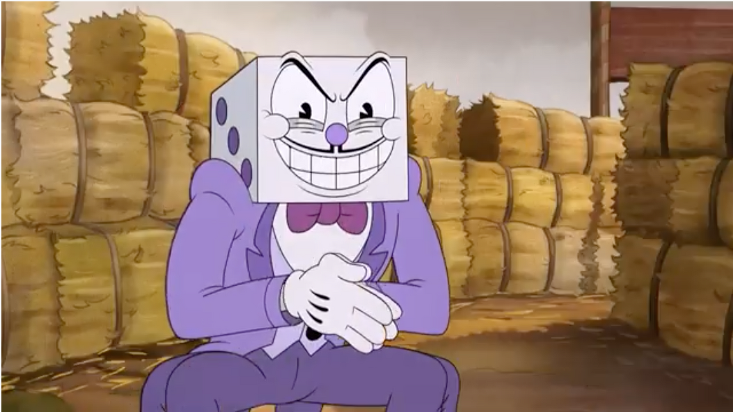 what king dice sees vs what ur wife sees, Cuphead