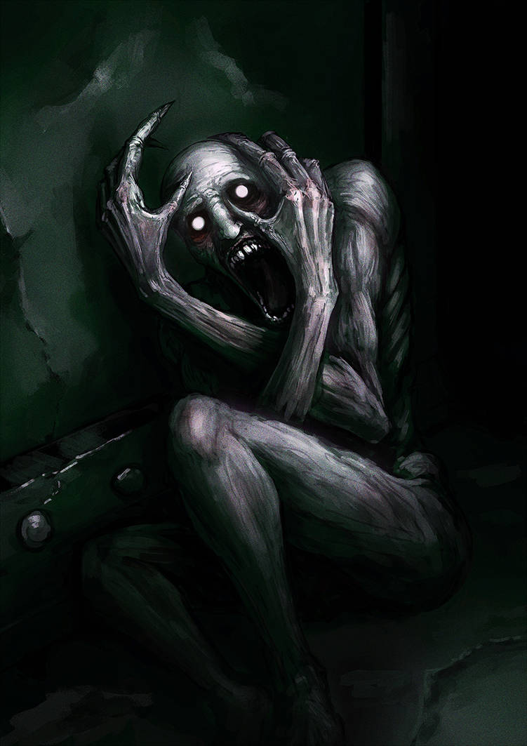 Scp 096 (shy guy) scary, dark, creepy realistic