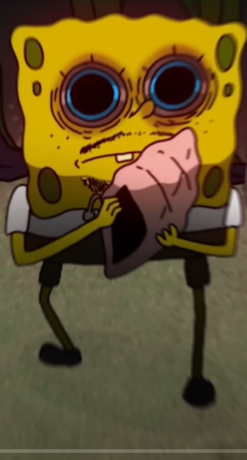 SpongeBob sad face #viraltiktok #spongebobsquarepants