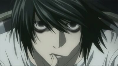 Prettyland corto negro Death Note L Lawliet Hideki Ryuga Eraldo Coil Ryuzaki  cosplay party peluca C744 : : Juguetes y juegos