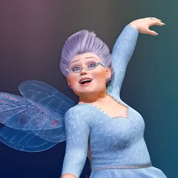 sachin and babi light blue dress Fairy Godmother | WikiShrek