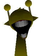 Animation of Simon in Horror Mode