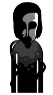A scrapped character called "Ghost"
