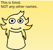 IT'S SMOL, NOT BUTTERSCOTCH