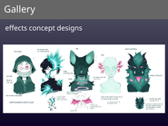 Concept designs for the Effects.