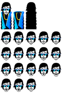 Blue GT's Sprite Sheet
