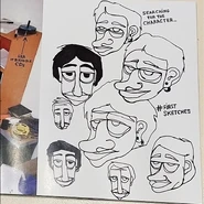 Concept art of Polo, as seen in The Unreleased's booklet.