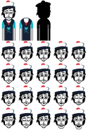 Cry's sprite sheet.