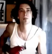 Younger Paul Malburet seen preforming a live demo, the appearance that Polo is based on.