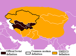 Central Asia borders4