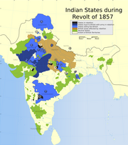 530px-Indian revolt of 1857 states map