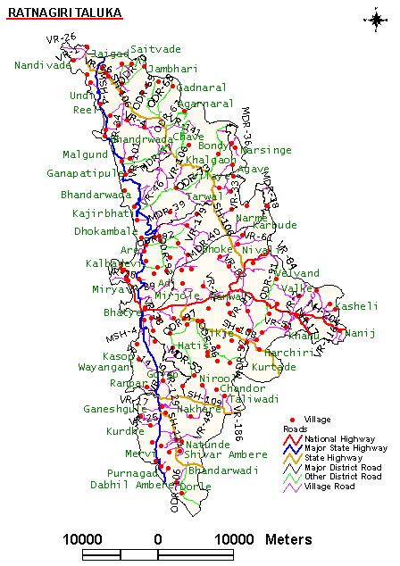 Ratnagiri Taluka Villages Map Ratnagiri | India | Fandom