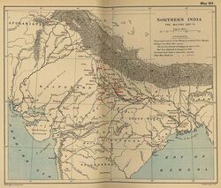 1857 rebellion map