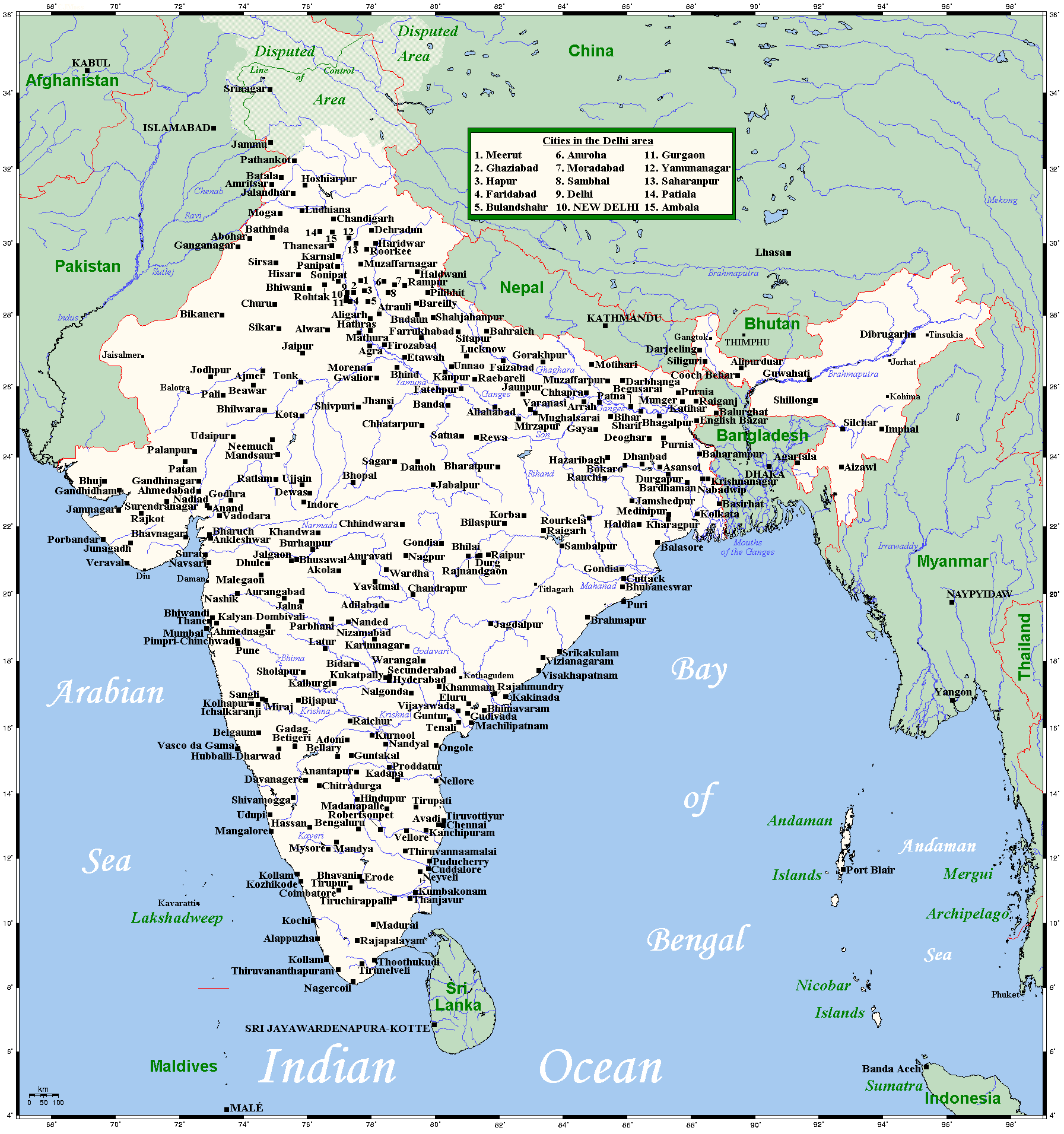 List Of Cities And Towns In India | India | Fandom