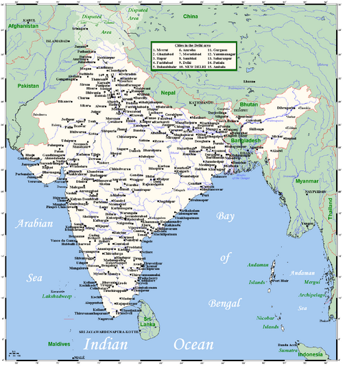 List of cities and towns in India | India | Fandom