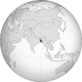 Bangladesh location