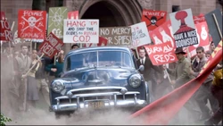 An anti communist rally in Marshall.