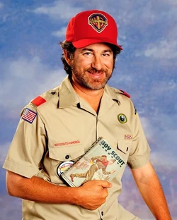 Stephen Spielberg in a 1989 Boy Scouts promotional story for USA Weekend.