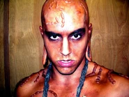 Diaz in costume for Kingdom of the Crystal Skull.