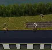 Indiana Jones battled Nazi soldiers on the Orient Express.