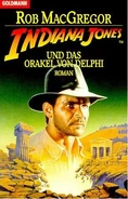 German paperback: Indiana Jones und das Orakel von Delphi.