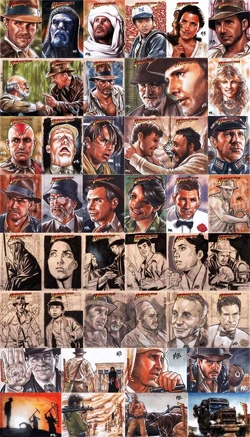 A selection of Mark Brooks's Indiana Jones work.