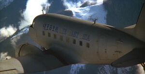 Flying over the Himalayas