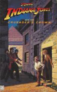 UK paperback: Young Indiana Jones and the Crusader's Crown.